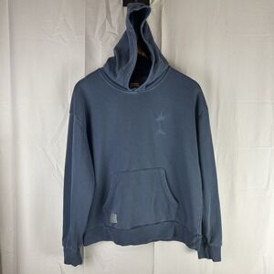 Marine Layer Oversized Cloud 9 Fleece Hoodie - Men's Small Blue